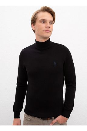 پلیور مشکی مردانه ساده U.S. Polo Assn. - کد 315874103