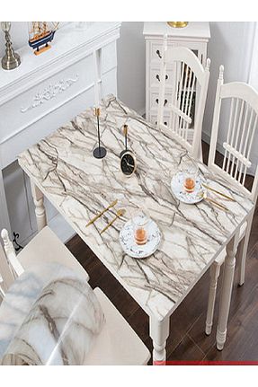 رومیزی بژ نایلون ceren muşamba masa örtüsü - کد 314545775
