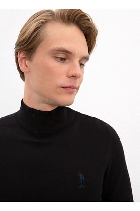 پلیور مشکی مردانه ساده U.S. Polo Assn. - کد 315874103