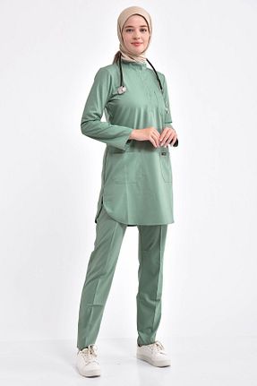 ست بالاتنه و پائین تنه حجاب سبز زنانه رگولار Owlet Medikal - کد 139936908