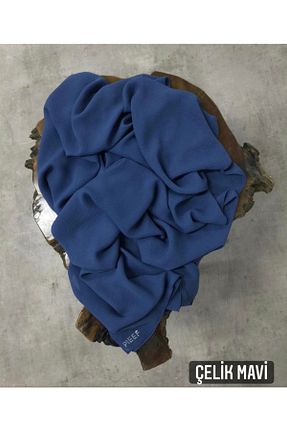 شال آبی زنانه جاز İPEKSCARF - کد 316758032