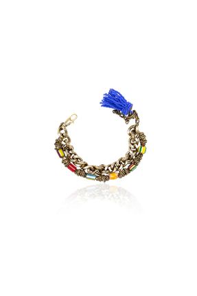 دستبند جواهر طلائی زنانه روکش طلا کد 315742626
