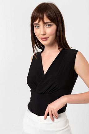 بلوز مشکی زنانه ساده Laranor - کد 316859907