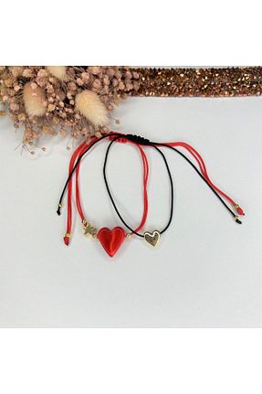 دستبند جواهر رنگی زنانه شیشه Genel Markalar - کد 316935980