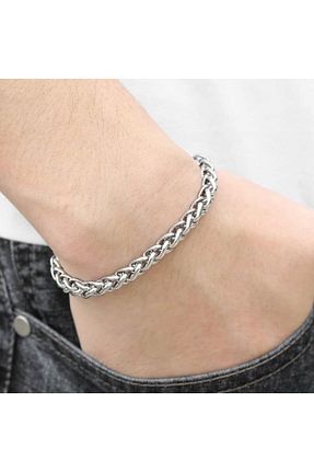 دستبند استیل (فولاد) مردانه استیل ضد زنگ TREND COLLECTİON - کد 84954109