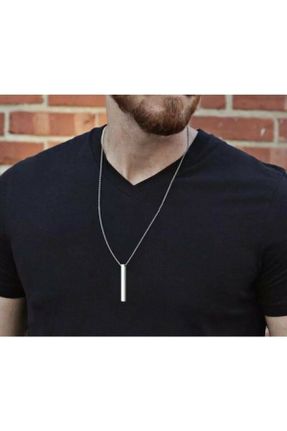 گردنبند جواهر مردانه استیل ضد زنگ کد 316672723