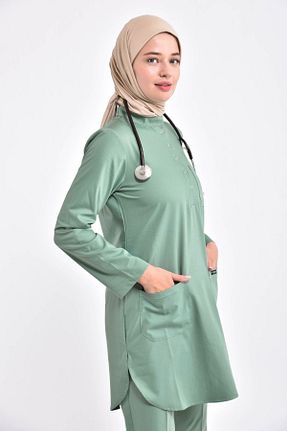 ست بالاتنه و پائین تنه حجاب سبز زنانه رگولار Owlet Medikal - کد 139936908