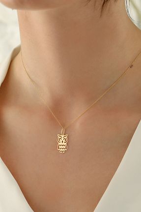 گردنبند طلا رنگی زنانه 14 عیار MİLET KUYUMCULUK - کد 316856434