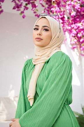 شال بژ زنانه ویسکون Naciye Sultan - کد 248019196