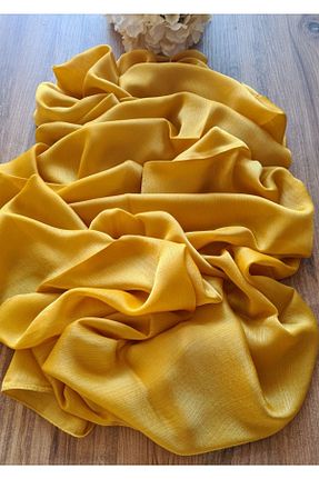 شال زرد زنانه شیفون Nilbutik - کد 317998119