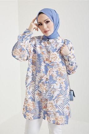 تونیک حجاب آبی زنانه بافتنی benguen - کد 318313654