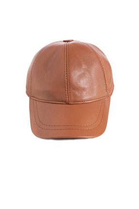 کلاه متالیک زنانه چرم خالص Hat Factory - کد 318844113