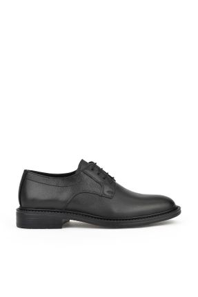 کفش کلاسیک مشکی مردانه چرم طبیعی کد 141077963