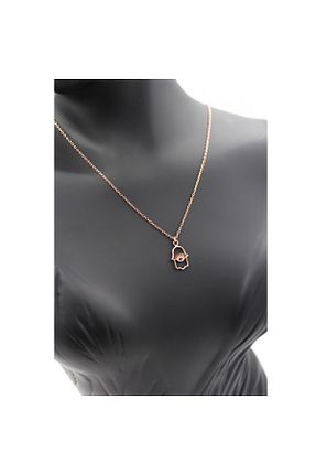 گردنبند نقره صورتی زنانه 925 عیار Silver And Silver - کد 317765780