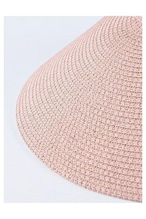 کلاه صورتی زنانه حصیر Kardelen Butik Denizli - کد 317841397