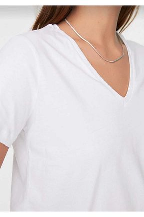 تیشرت سفید زنانه رگولار Serüven Sport - کد 317964768