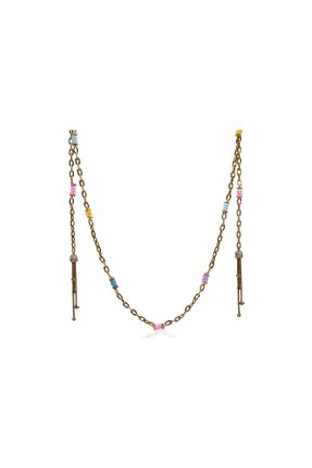 گردنبند جواهر طلائی زنانه روکش طلا کد 318898852