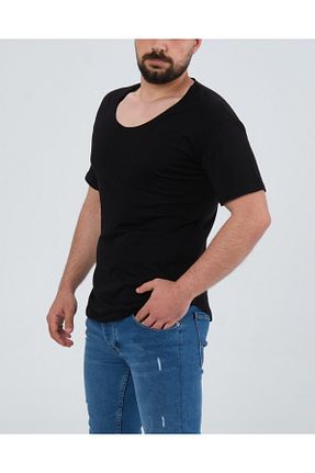 تیشرت مشکی مردانه رگولار THE ONE - کد 316223908