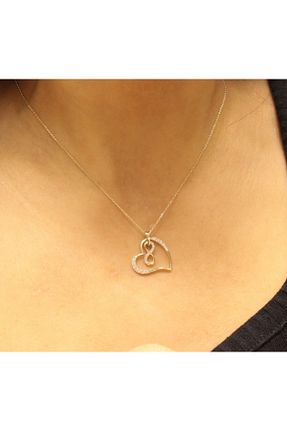 گردنبند طلا زرد زنانه 8 عیار Güler Kuyumculuk - کد 46554616