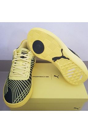 کفش اسنیکر زرد زنانه بند دار Puma - کد 320279963