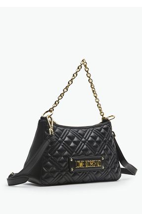 کیف دوشی مشکی زنانه چرم مصنوعی Love Moschino - کد 310034282