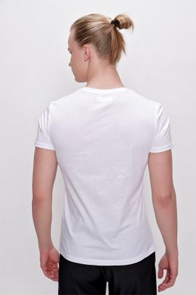 تی شرت اسپرت سفید مردانه رگولار تکی کد 319927645