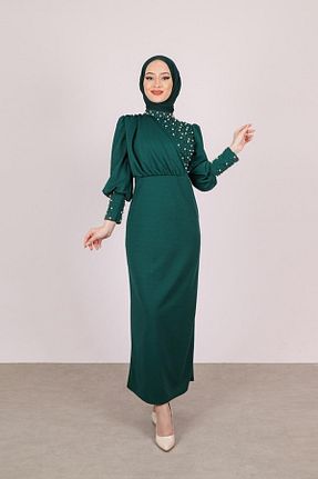 لباس سبز زنانه رگولار بافت کد 250451199