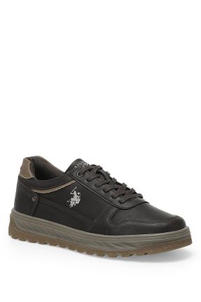 کفش اسنیکر قهوه ای مردانه بند دار U.S. Polo Assn. - کد 320095122