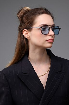 عینک آفتابی آبی زنانه UV400 Zevahir - کد 303022983