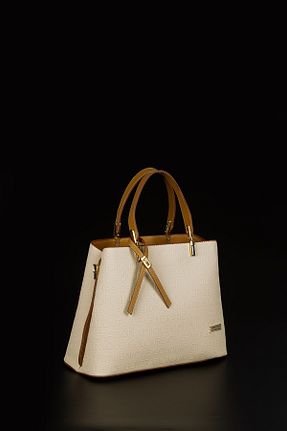 کیف دستی بژ زنانه سایز متوسط By Hakan - کد 303790756