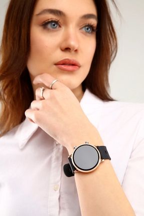 ساعت مچی مشکی زنانه 36-40 میلی متر İSTLİV - کد 261671079