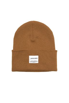 کلاه پشمی قهوه ای مردانه اکریلیک Jack & Jones - کد 321615297