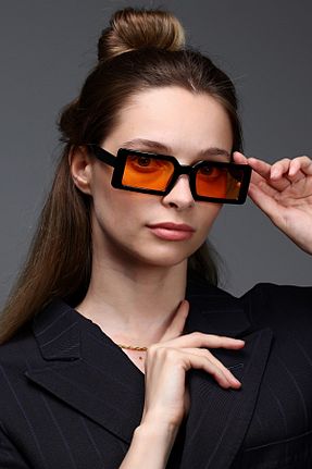 عینک آفتابی نارنجی زنانه UV400 Zevahir - کد 299788228