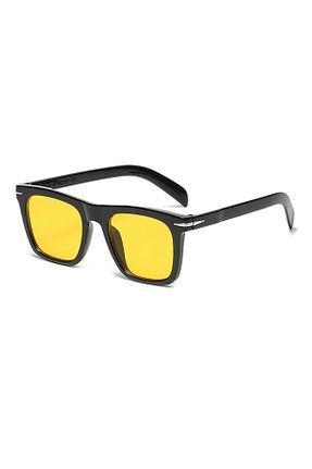 عینک آفتابی زرد زنانه UV400 Toz Vintage - کد 323022757