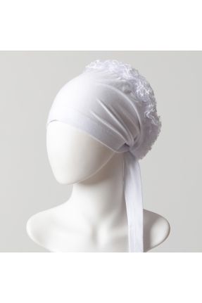 کلاه شنای اسلامی سفید زنانه کد 321621418