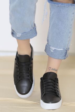 کفش کژوال مشکی زنانه پاشنه کوتاه ( 4 - 1 cm ) پاشنه ساده کد 322172406