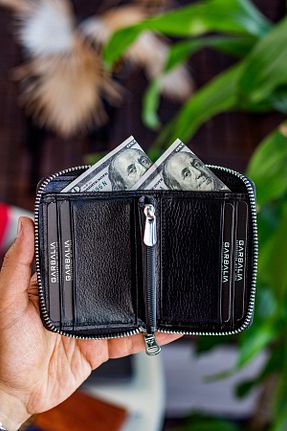 کیف پول مشکی زنانه ابعاد کوچک Garbalia - کد 322186755