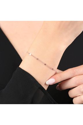 دستبند نقره طوسی زنانه 925 عیار Mia Vento - کد 322271836
