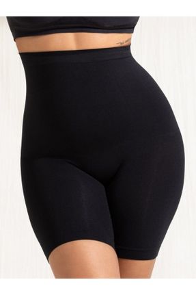 ساق شلواری مشکی زنانه سایز بزرگ پنبه (نخی) بافت کد 131177068