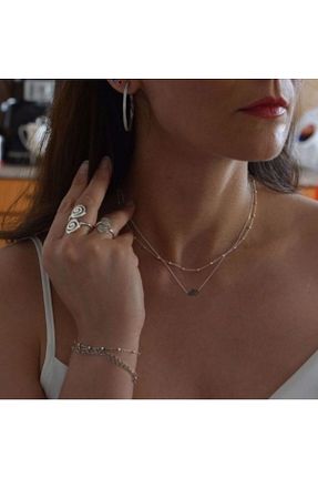 گردنبند جواهر زنانه فلزی TakıConcept - کد 322416025