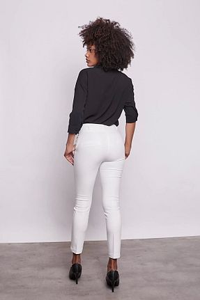 شلوار پارچه ای بژ زنانه بلند Up Shop - کد 322451477