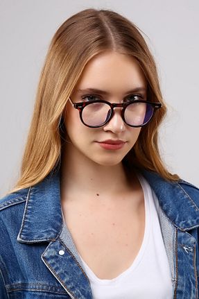 عینک محافظ نور آبی نارنجی زنانه شیشه Zevahir - کد 322452924