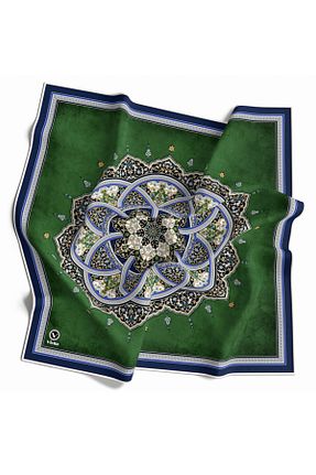 روسری سبز 90 x 90 VİOLLA - کد 322585152