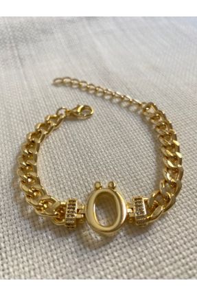 دستبند جواهر طلائی زنانه کد 322912623