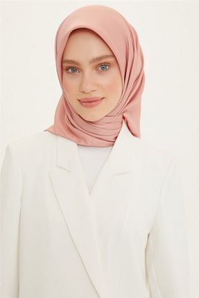 روسری صورتی پلی استر Armine - کد 322959456