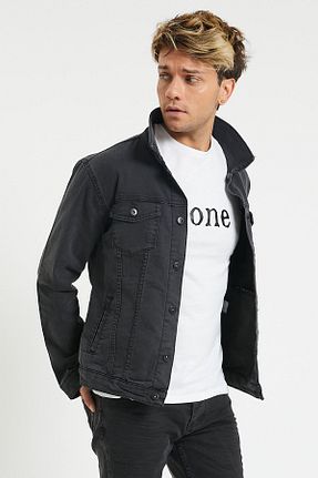 کاپشن طوسی مردانه اسلیم فیت Serseri Jeans - کد 49263983