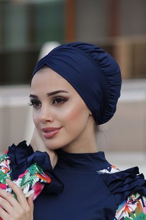 کلاه شنا سرمه ای زنانه Remsa Mayo - کد 50260133