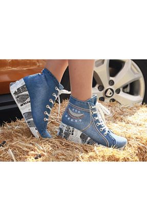 کفش کژوال آبی زنانه پارچه ای StarBlueMooN - کد 94405936