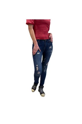 شلوار جین آبی زنانه پاچه تنگ True Religion - کد 95723342