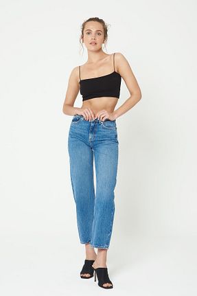 شلوار جین نارنجی زنانه پاچه ساده CROSS JEANS - کد 270077080